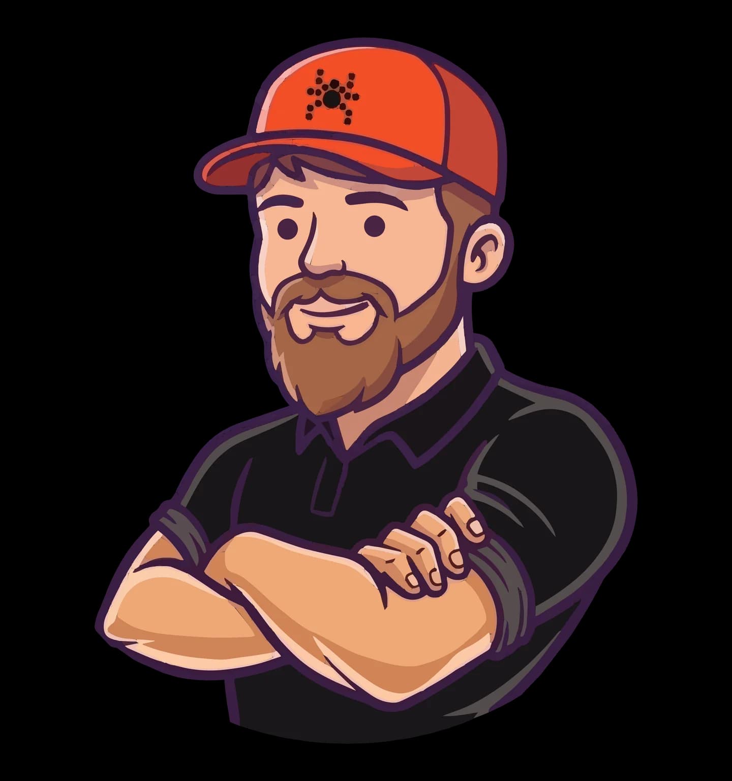 Pest control technician illustration